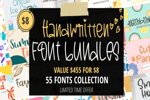 Download Handwritten Font Bundle - Bundle Collection