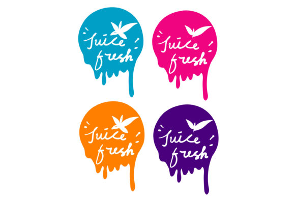 Download Doodle Juice Fresh Label Fruit - Label fruit Collection