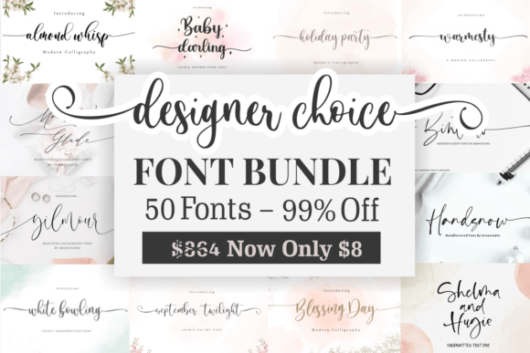 Download Designer Choice - Font Bundle - Bundle Collection