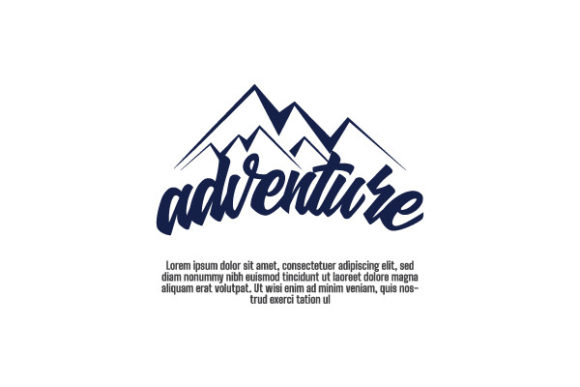 Download Mountain Adventure Script Logotype - Logotype Collection