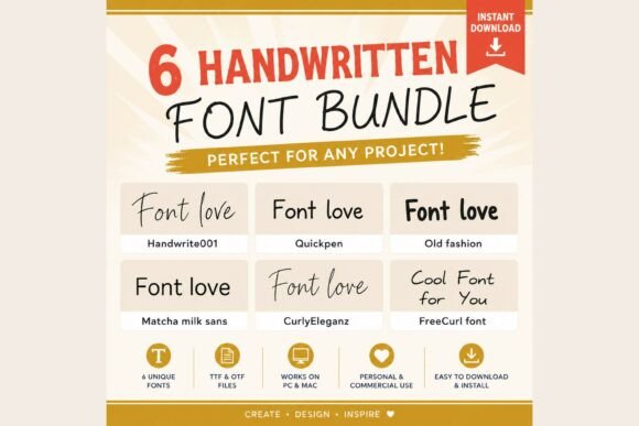 Download Handwritten Bundle - Bundle Collection
