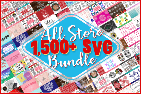 Download All Shop SVG &amp; Fonts Bundle - 1,500 SVGs - Bundle Collection