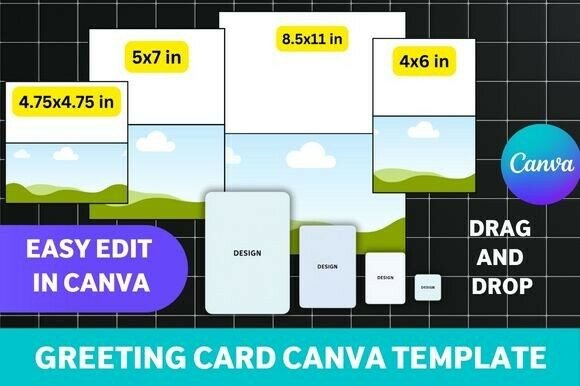 Download Greeting Card Canva Template Bundle - Bundle Collection