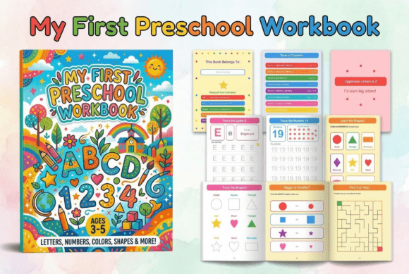 Download Preschool Learning Workbook - Preschool Collection