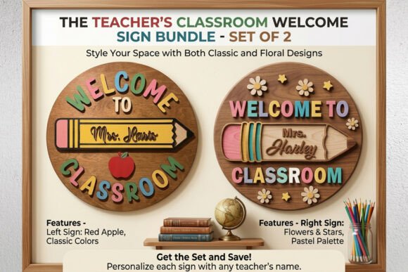 Download Classroom Welcome Sign Laser Cut Bundle - Bundle Collection