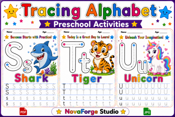 Download Preschool Alphabet S-T-U Worksheets - Preschool Collection