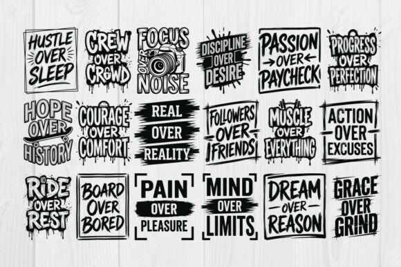 Download Mega Typography Quotes SVG Bundle - Bundle Collection