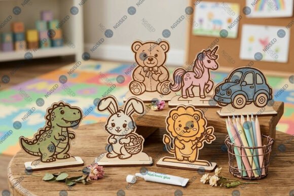 Download Kids Coloring Toy SVG Bundle - Bundle Collection