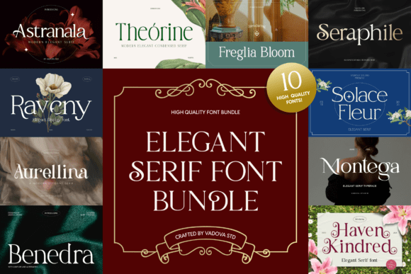 Download Elegant Serif Bundle - Bundle Collection