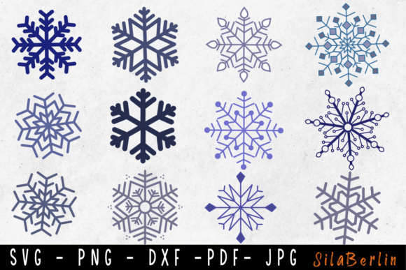 Download Snowflake Svg, Snowflake Svg Bundle - Bundle Collection