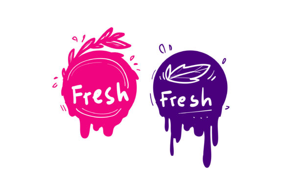 Download Doodle Juice Fresh Label Fruit - Label fruit Collection