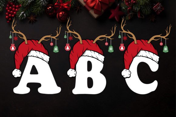 Download Christmas Alphabet SVG Bundle - Bundle Collection
