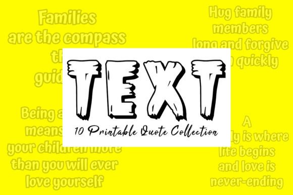 Download Family Quote Text Design Bundle V.02 - Bundle Collection