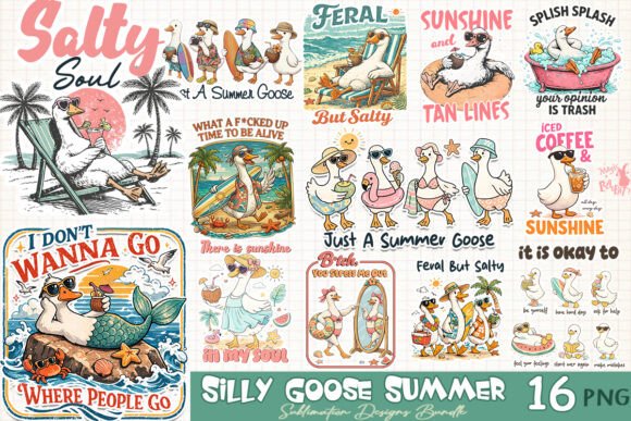 Download Silly Goose Summer Sublimation Bundle - Bundle Collection